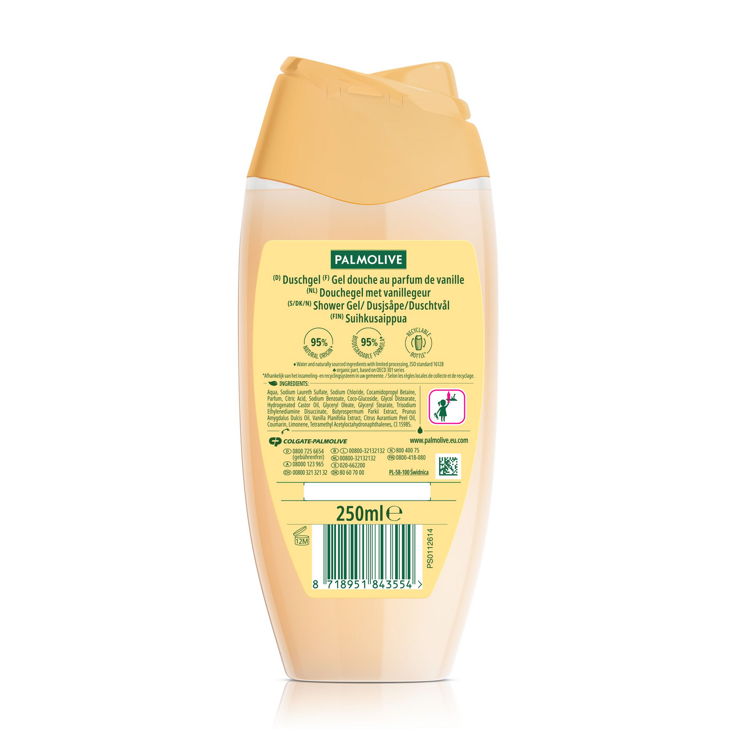 Palmolive suihkusaippua 250ml Seasonal Edition Spiced Vanilla Latte