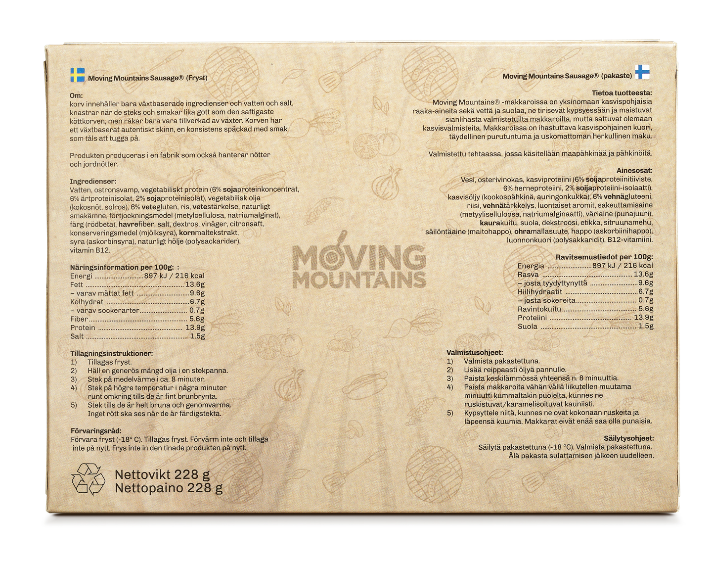 Moving Mountains kasvismakkara 228g