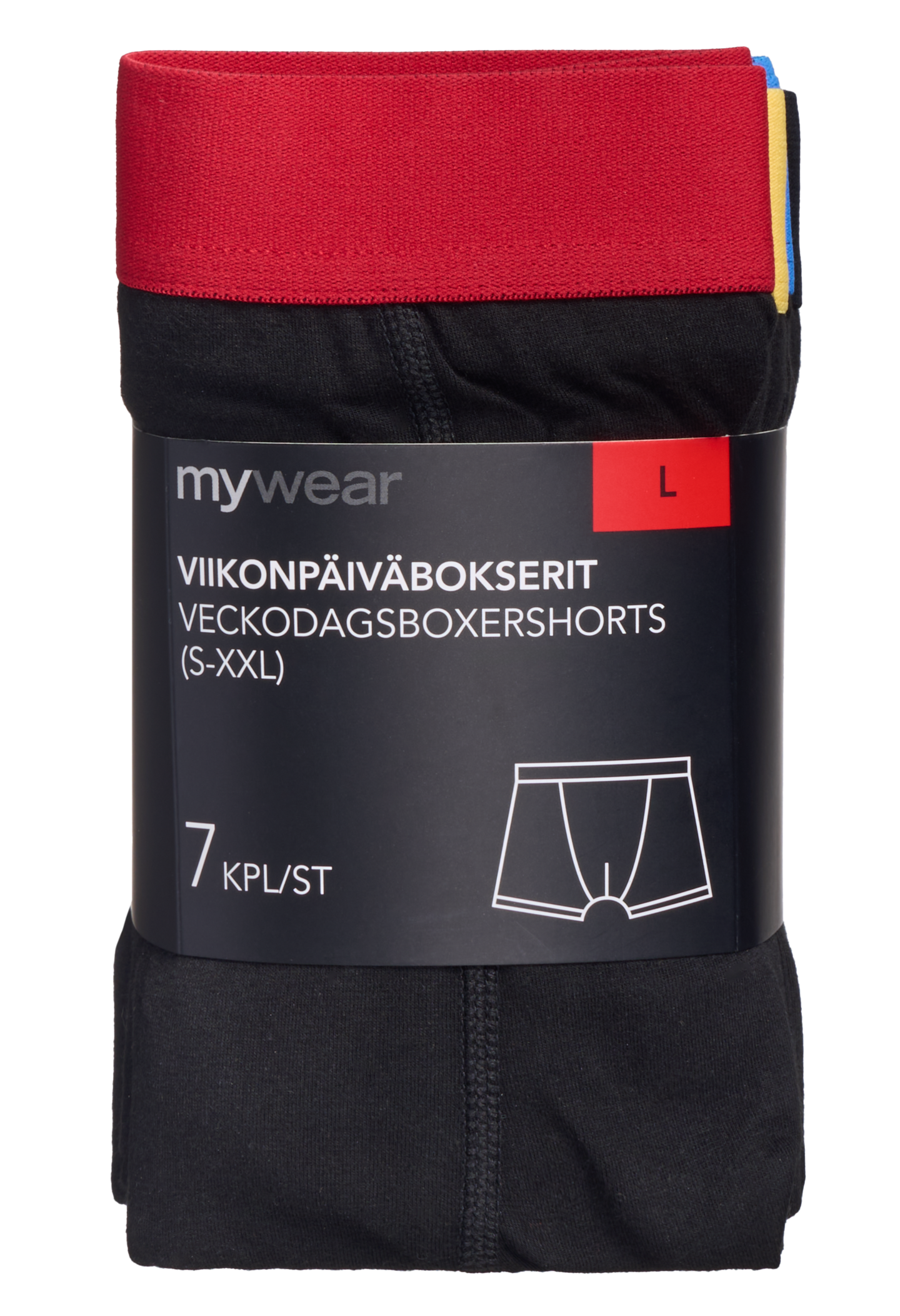 mywear Viikonpäivä M bokserit p mix M