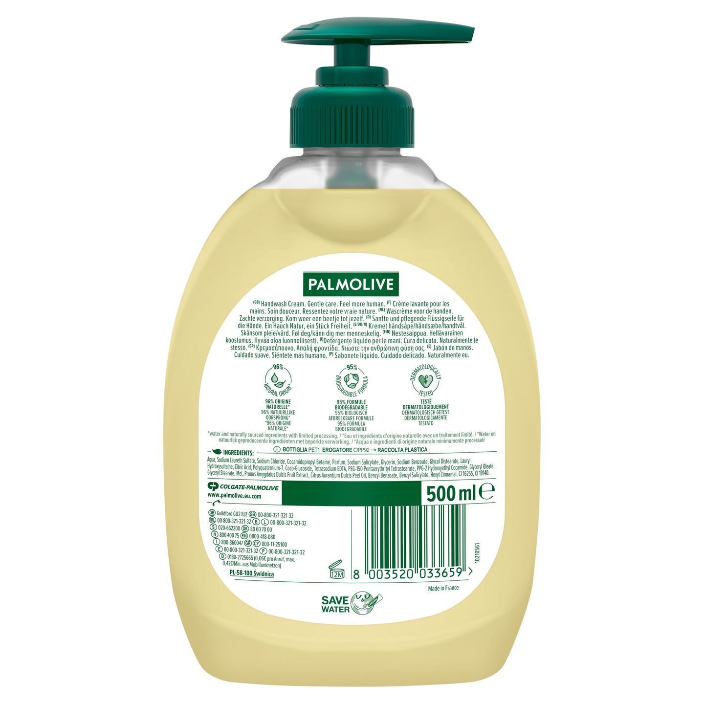 Palmolive nestesaippua 500ml Milk Honey