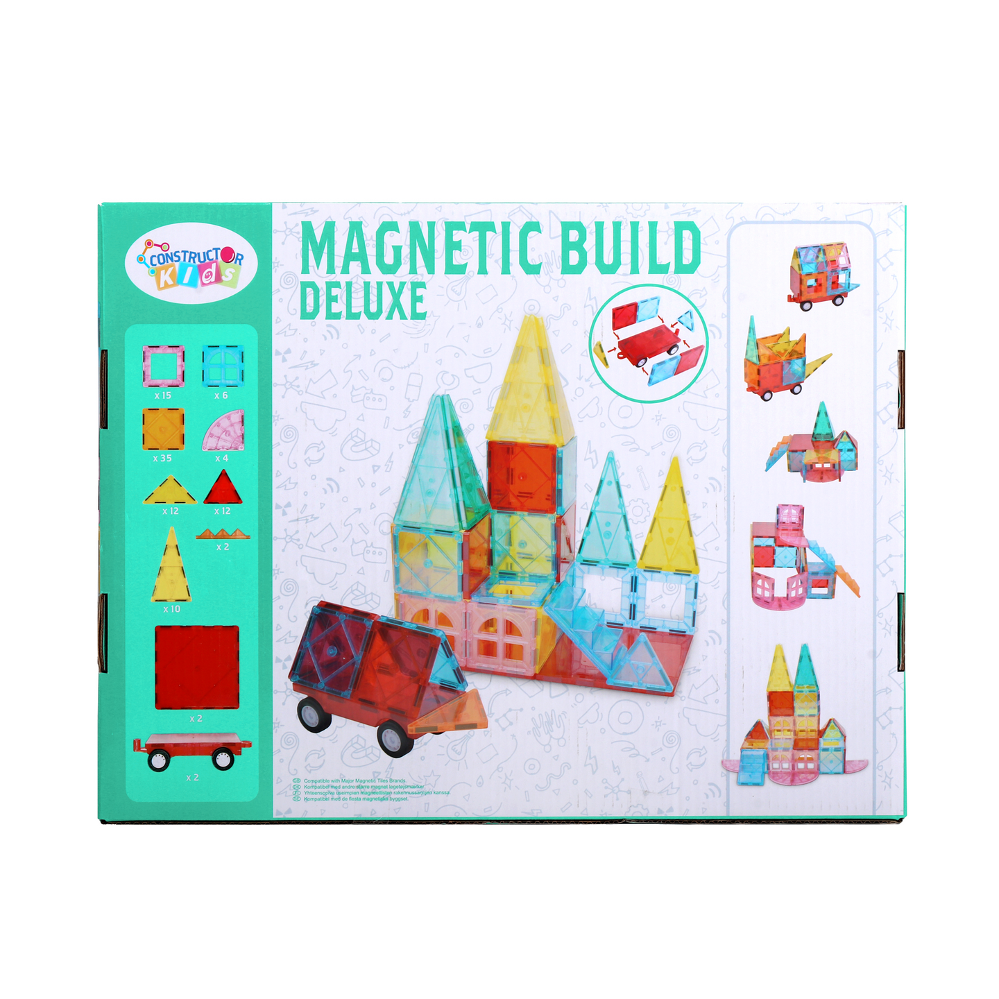 CONSTRUCTOR KIDS MAGNETIC BUILD DELIXE 1