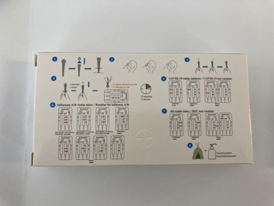 Fluorecare SARS-CoV-2- ja influenssa A/B- ja RSV-antigeenin yhdistelmätestipakkaus 1 kpl