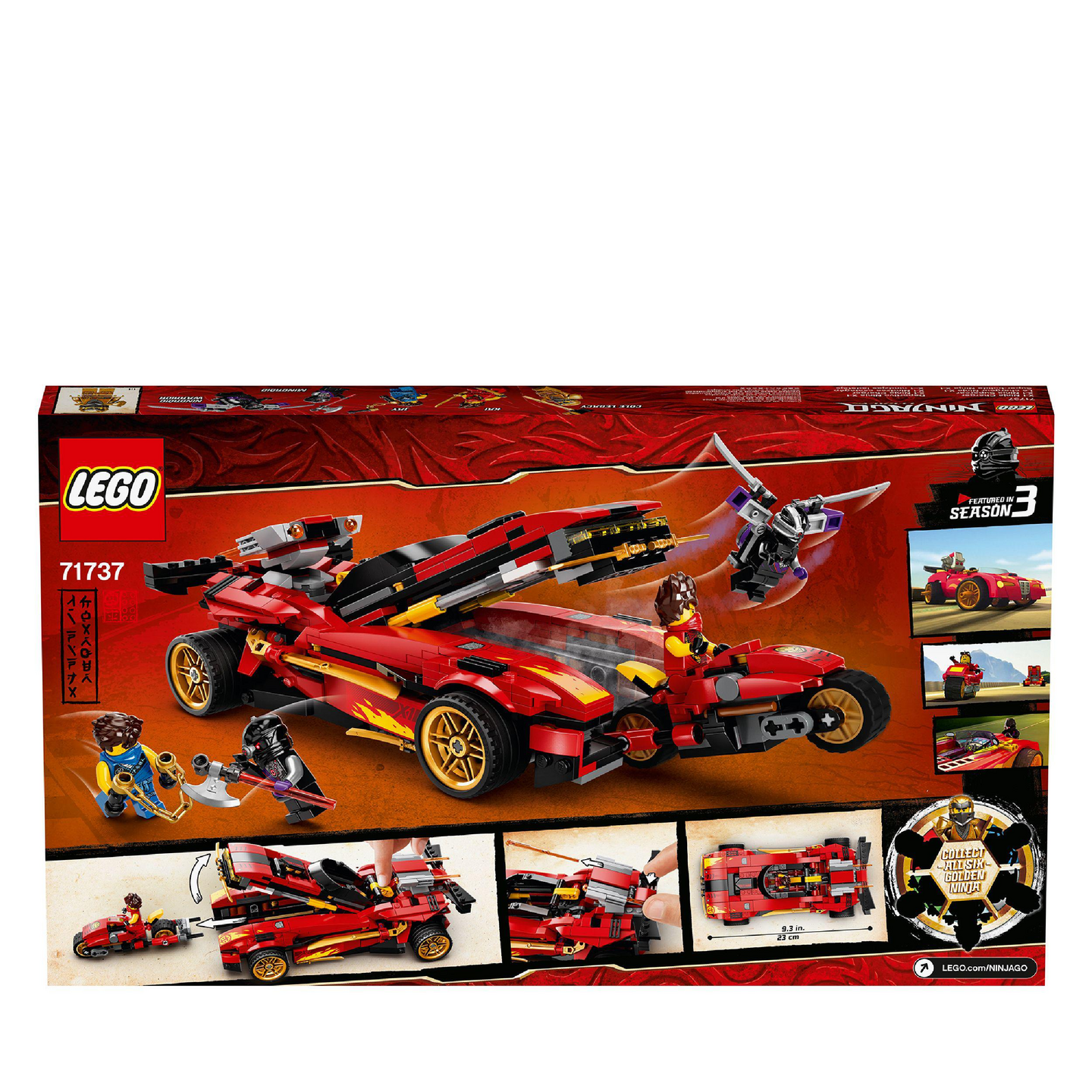 LEGO Ninjago 71737 Ninja-auto X-1