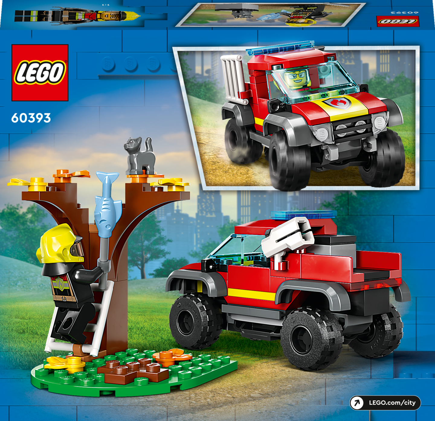 LEGO City Fire 60393 Palokunnan nelivetoauto