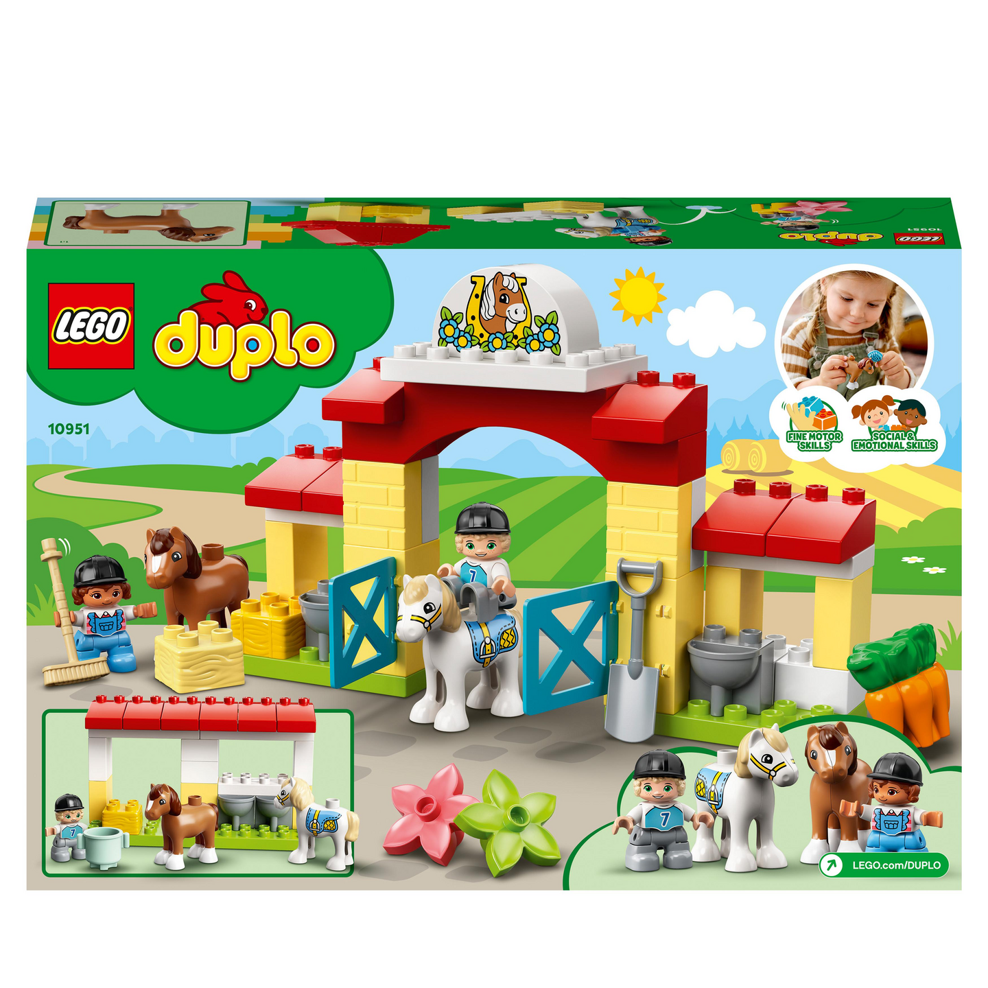 LEGO DUPLO Town 10951 Hevostalli ja hoitoponit