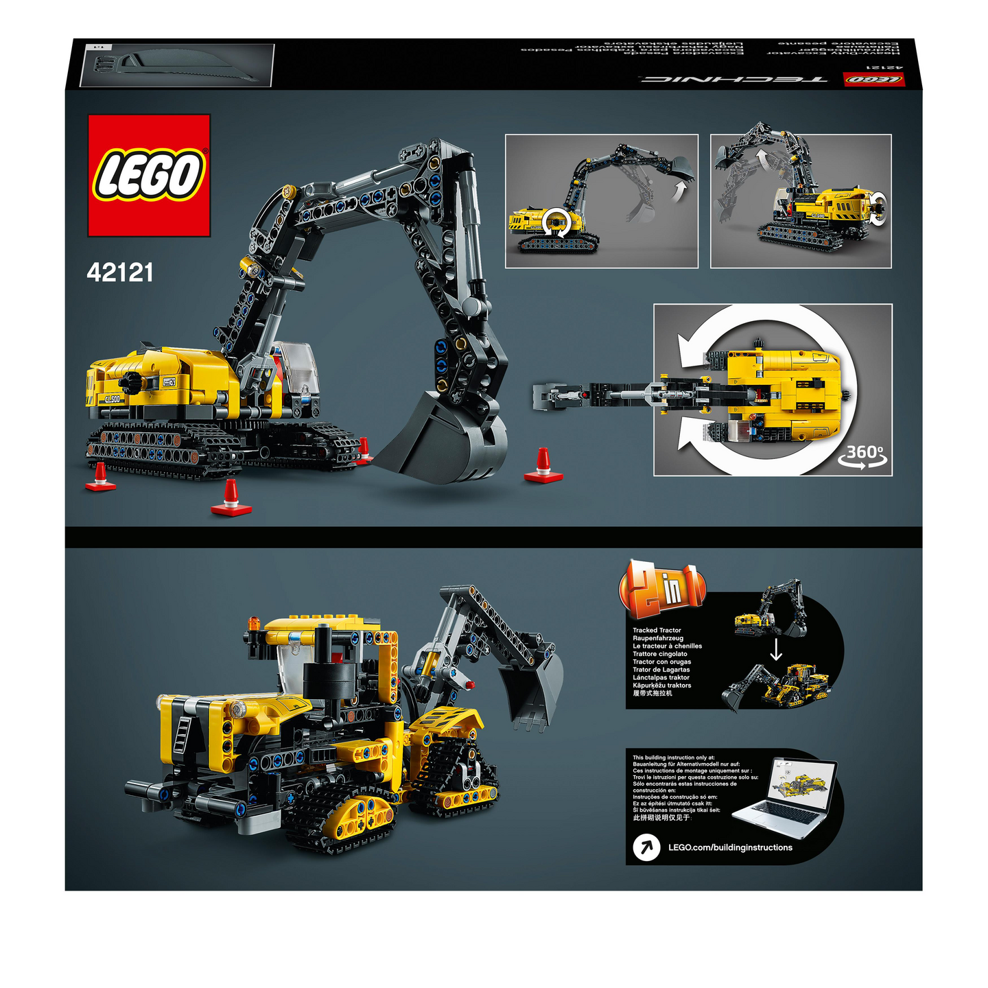LEGO Technic 42121 Raskas kaivinkone