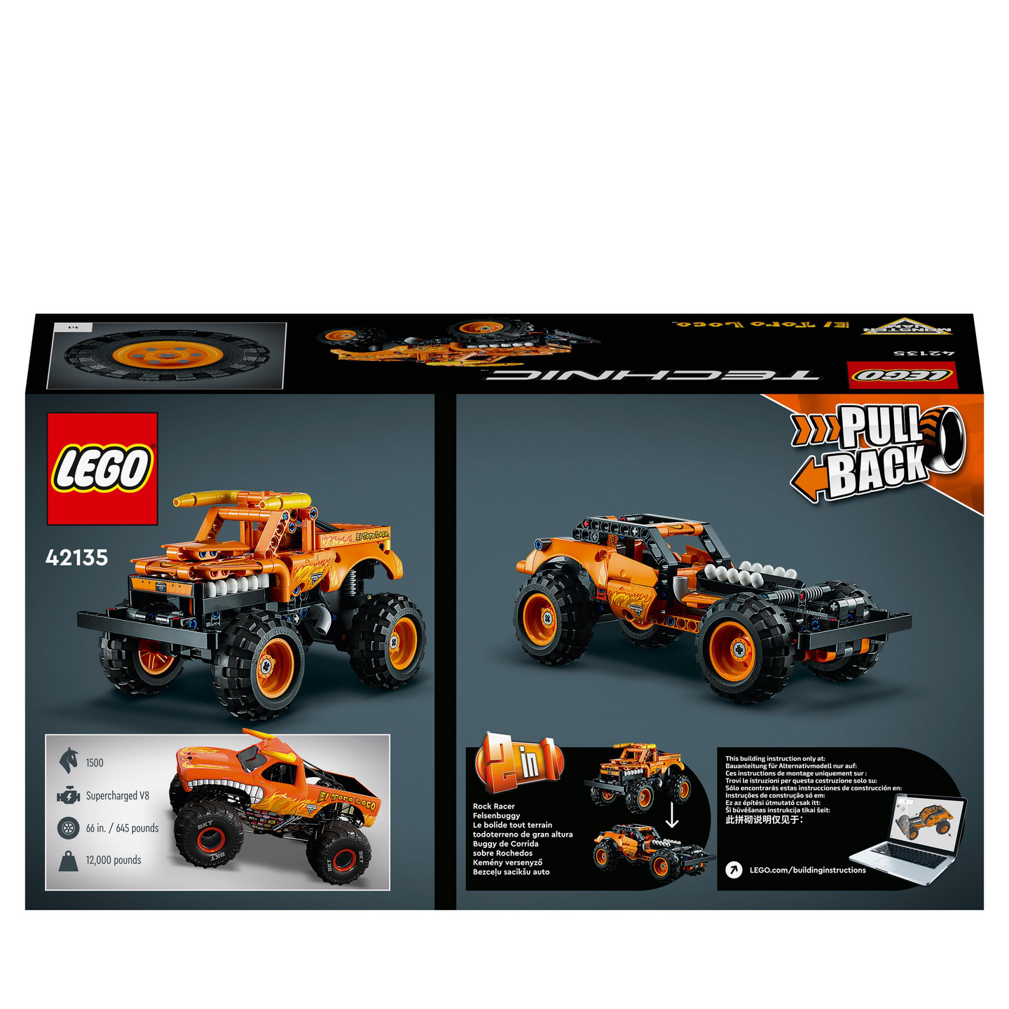 LEGO Technic 42135 Monster Jam™ El Toro Loco™