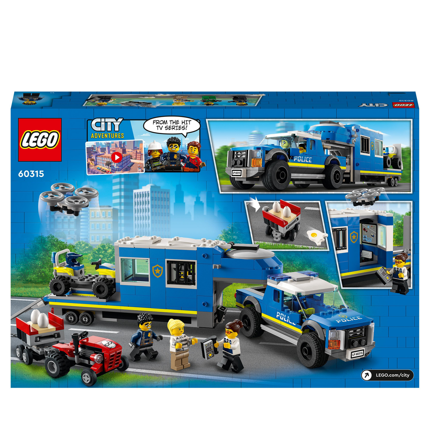 LEGO City Police 60315 Poliisin liikkuva komentokeskus