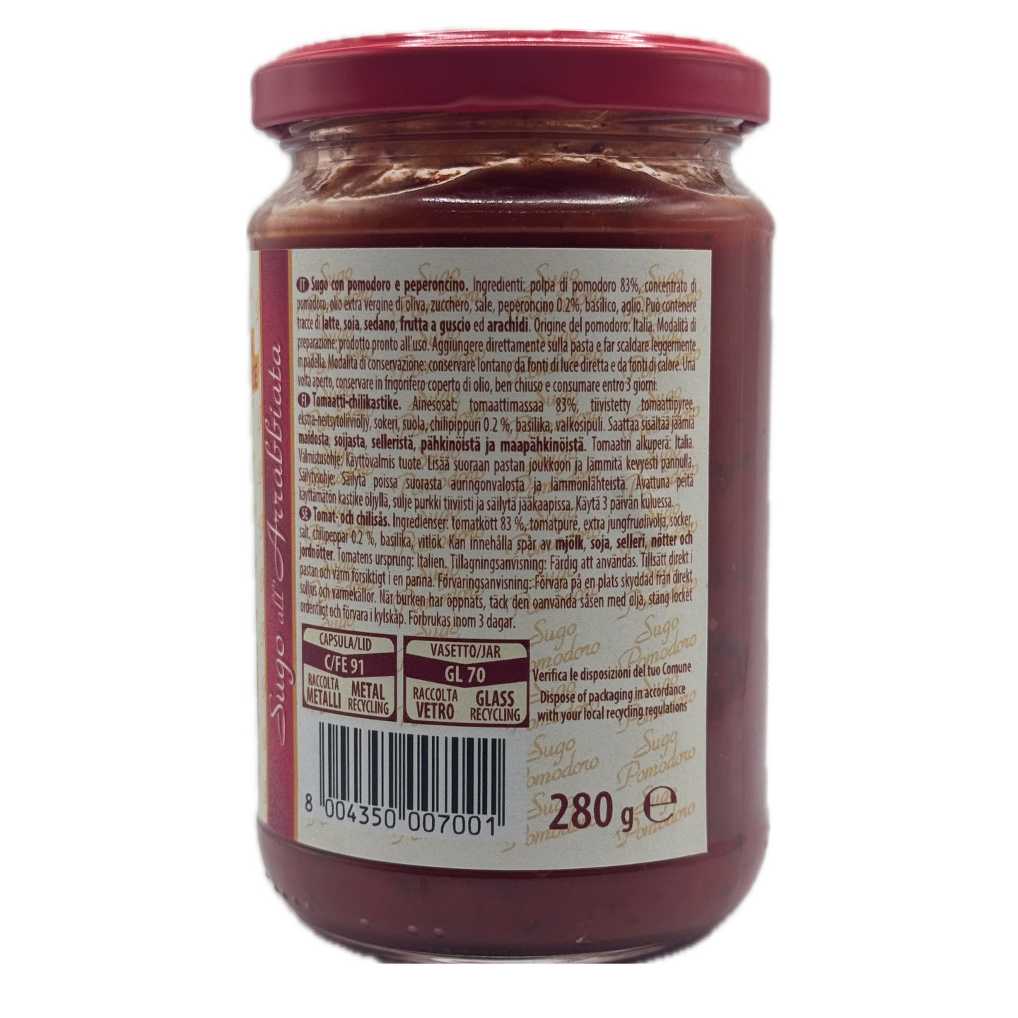 Pasta Zara pastakastike 280g Sugo All`Arrabbiata