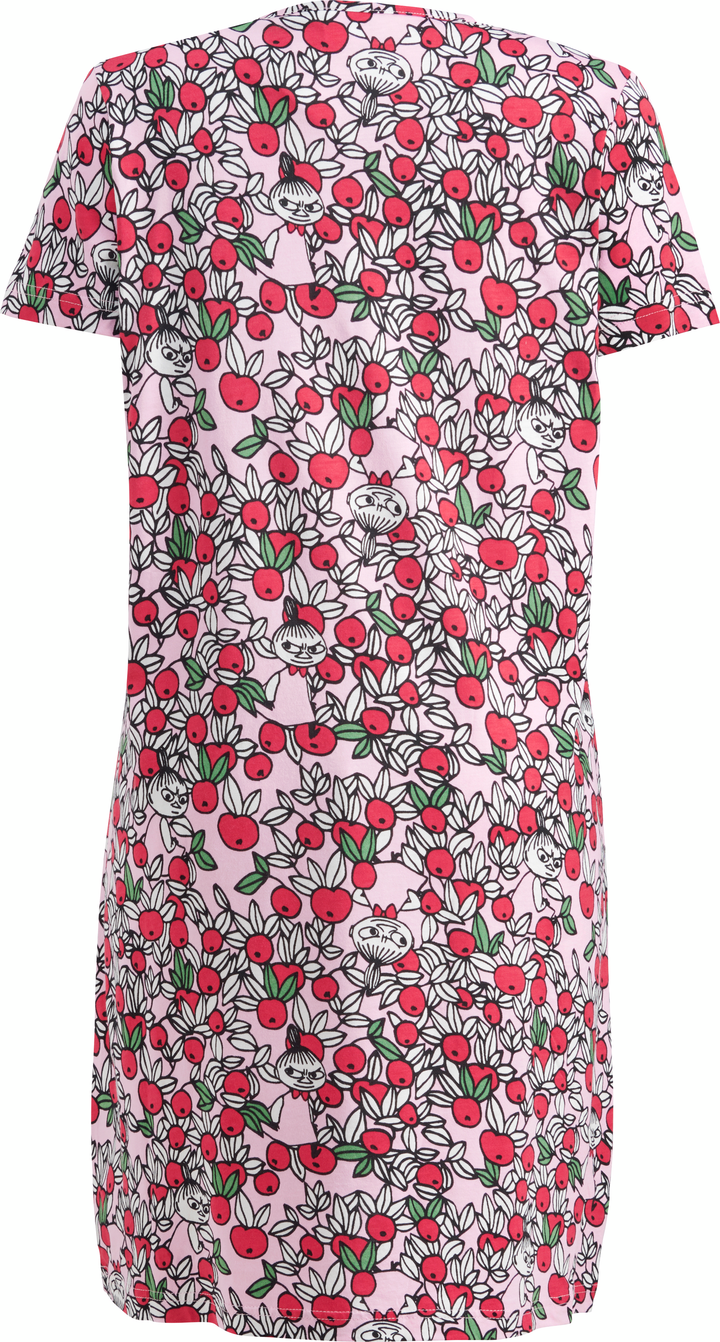 Muumi naisten yöpaita Karpalo vaaleanpunainen