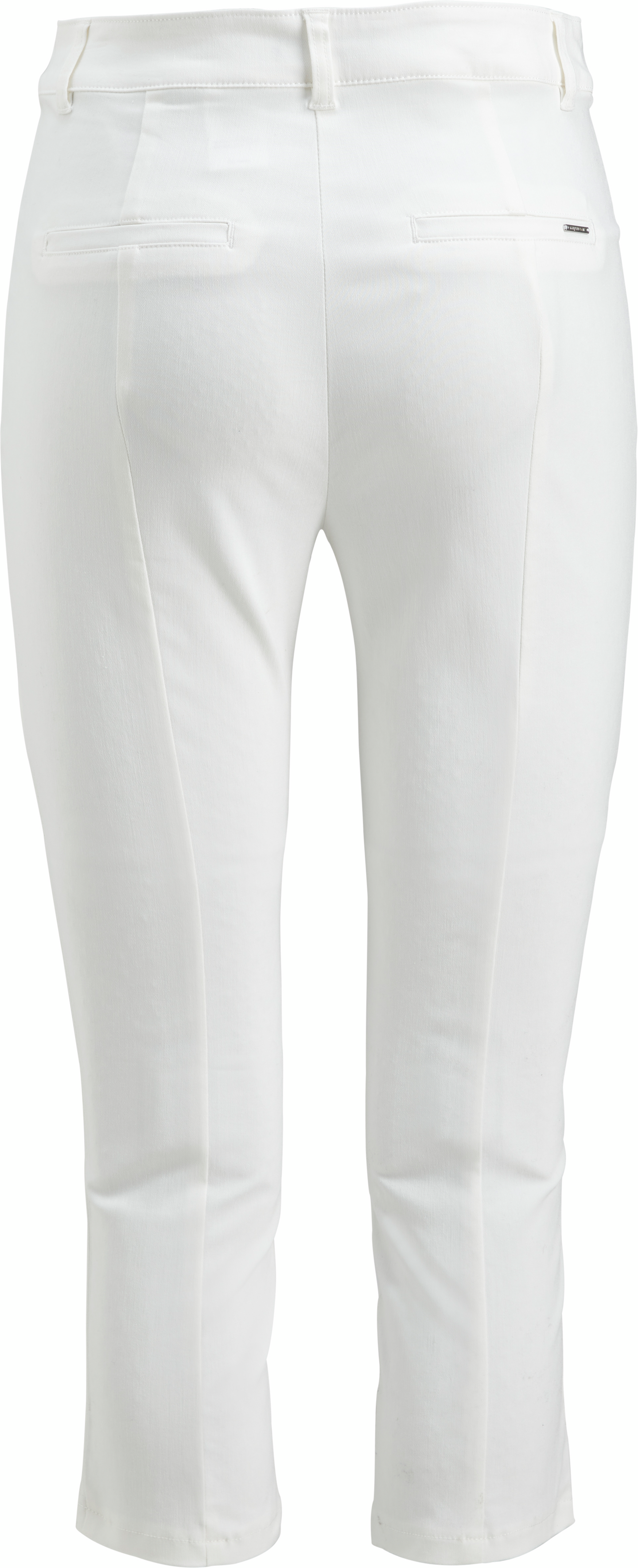 mywear naisten caprihousut Assi valkoinen