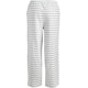 2. mywear naisten raidalliset pyjamacaprit Jemina valko/harmaa