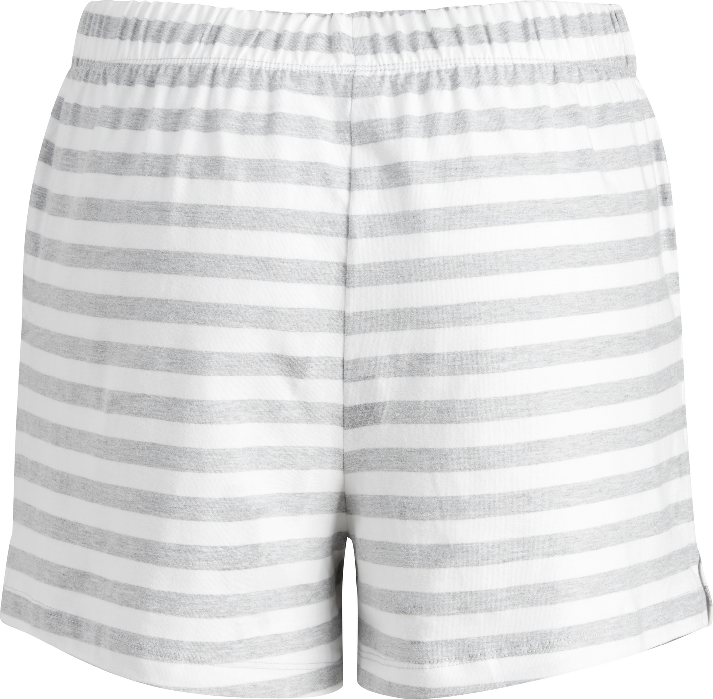 mywear naisten pyjamashortsit Jenni valko/harmaa