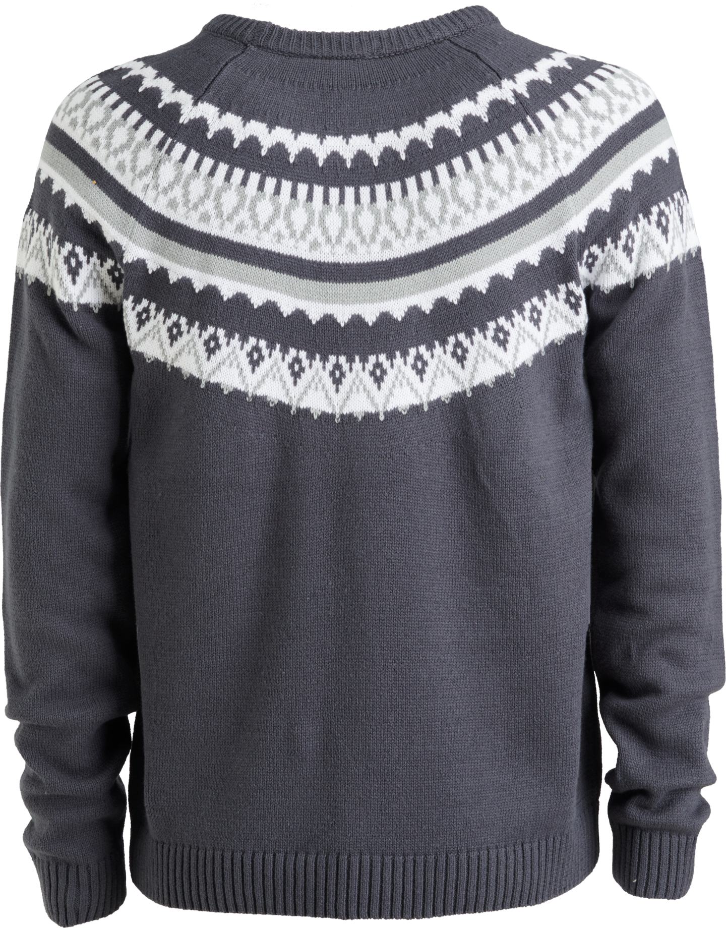 mywear miesten neulepusero Norra fair isle t.harmaa