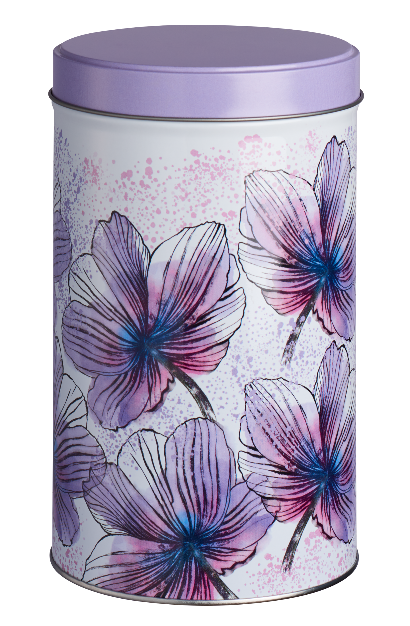 myhome peltipurkki pyöreä Ihana lila