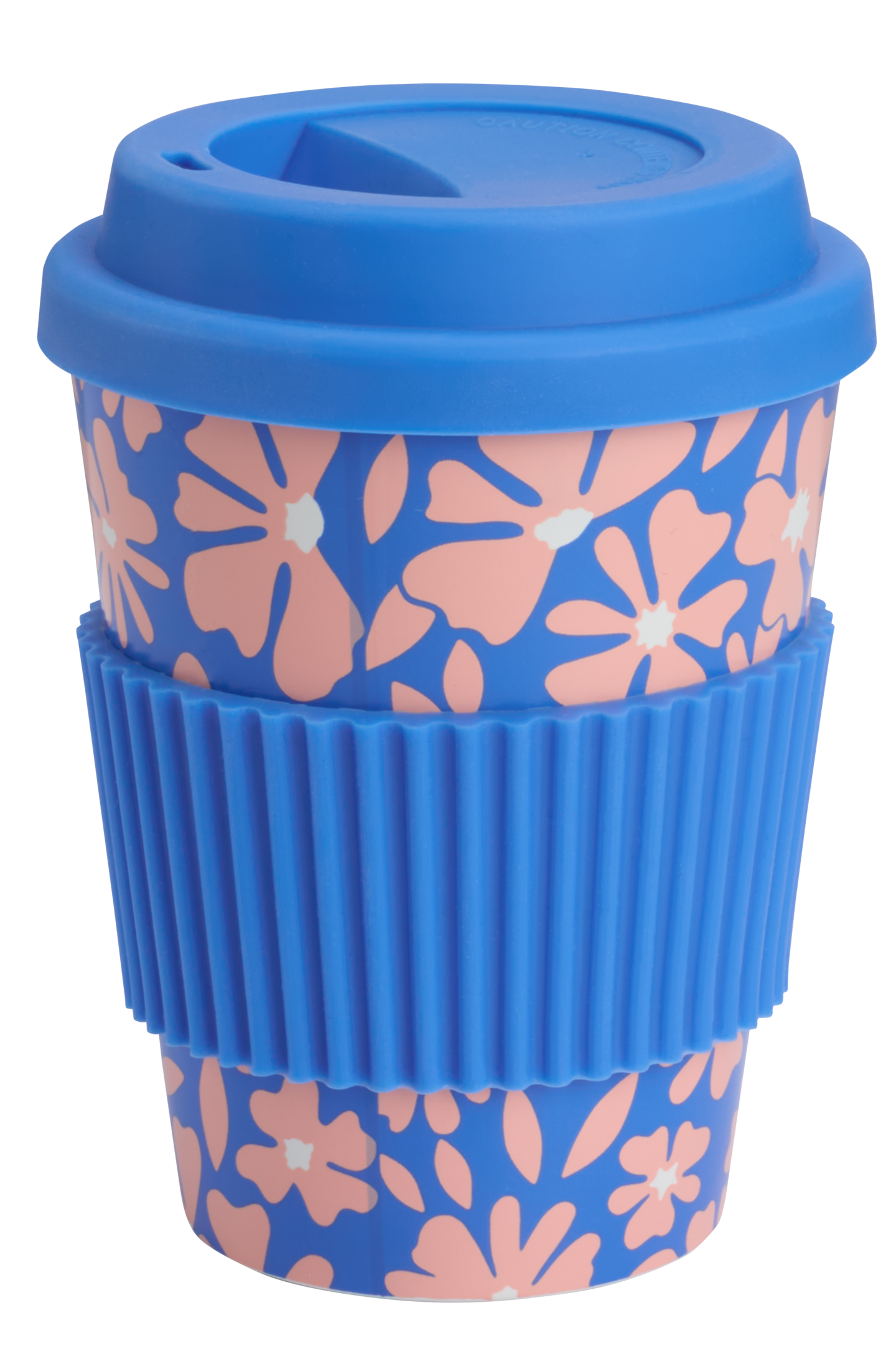 myhome takeaway muki 0,34l Lempi kukka sininen