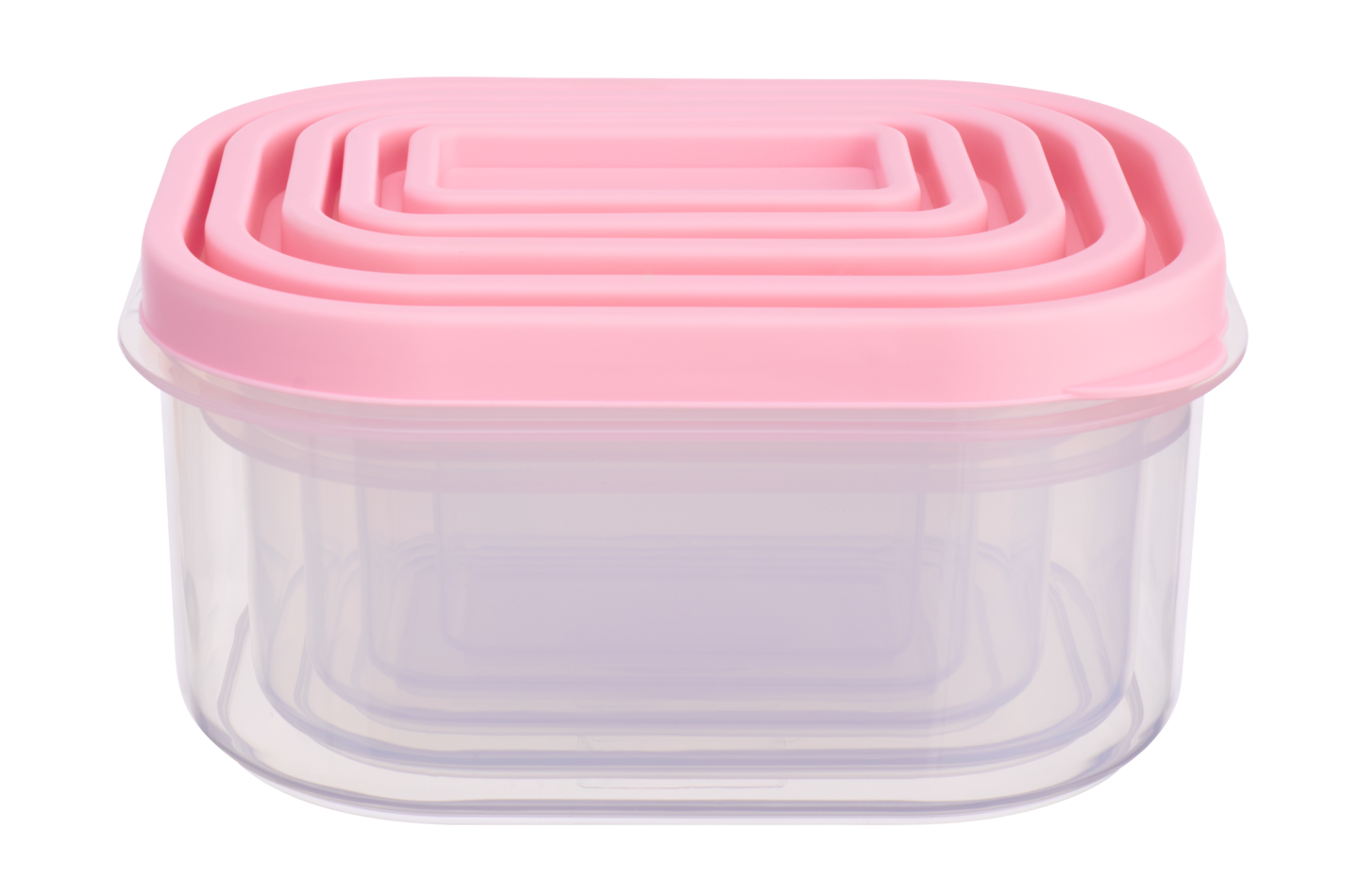 myhome ruoansäilytysrasiasetti 5 kpl/pkt vaaleanpunainen