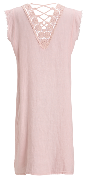 Belle pellava mekko pitsillä