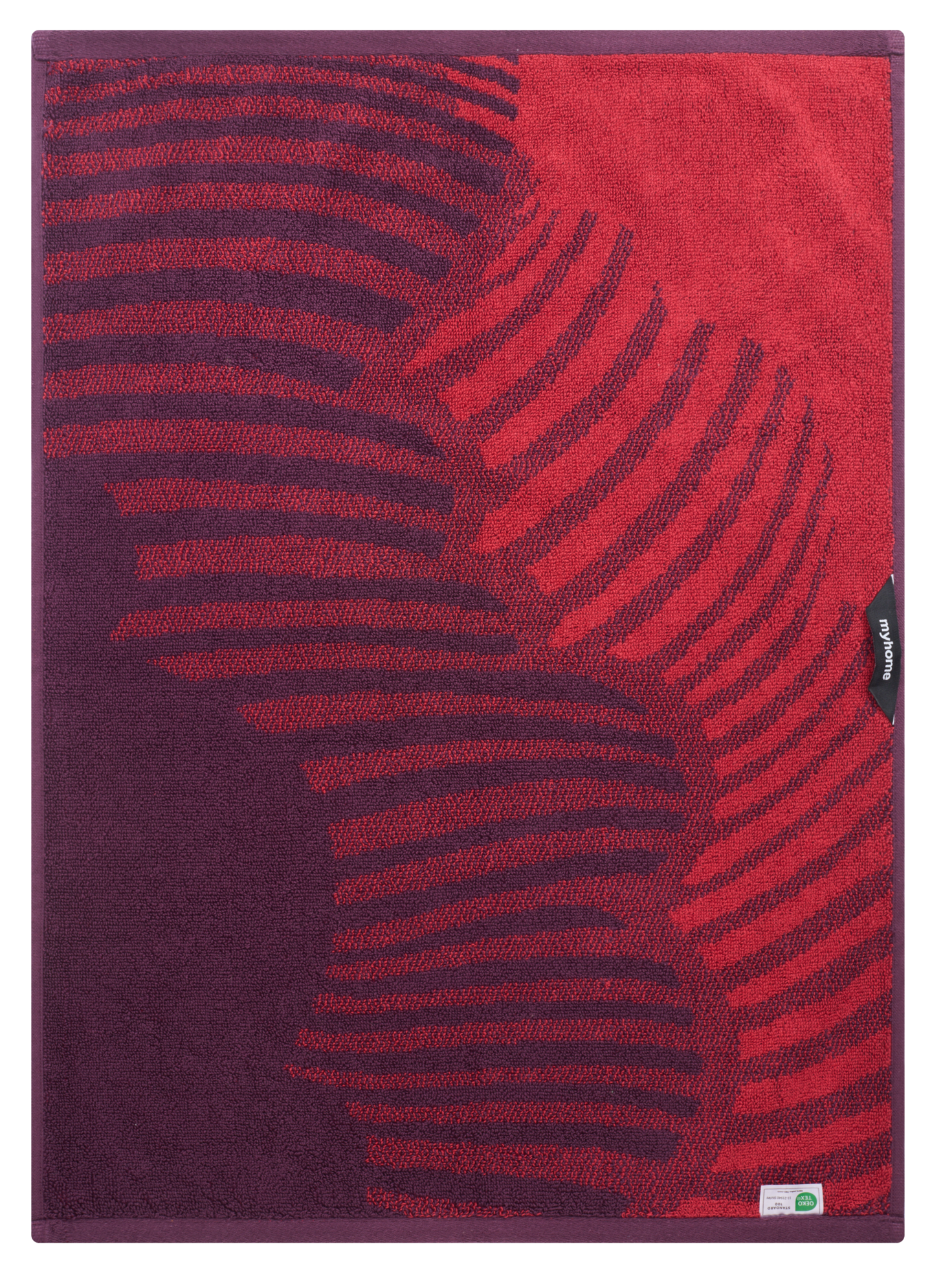 myhome Hattarainen pyyhe 50x70 cm puolukka