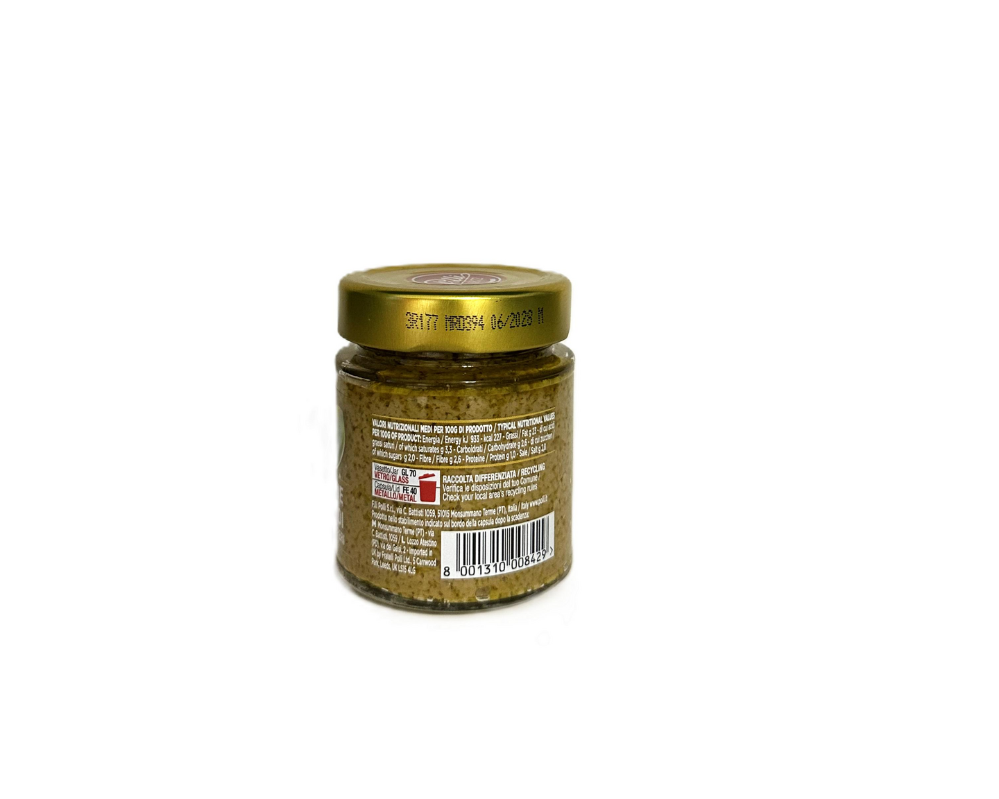 Polli Oliivibruschetta 140g Olive Verdi e Capperi