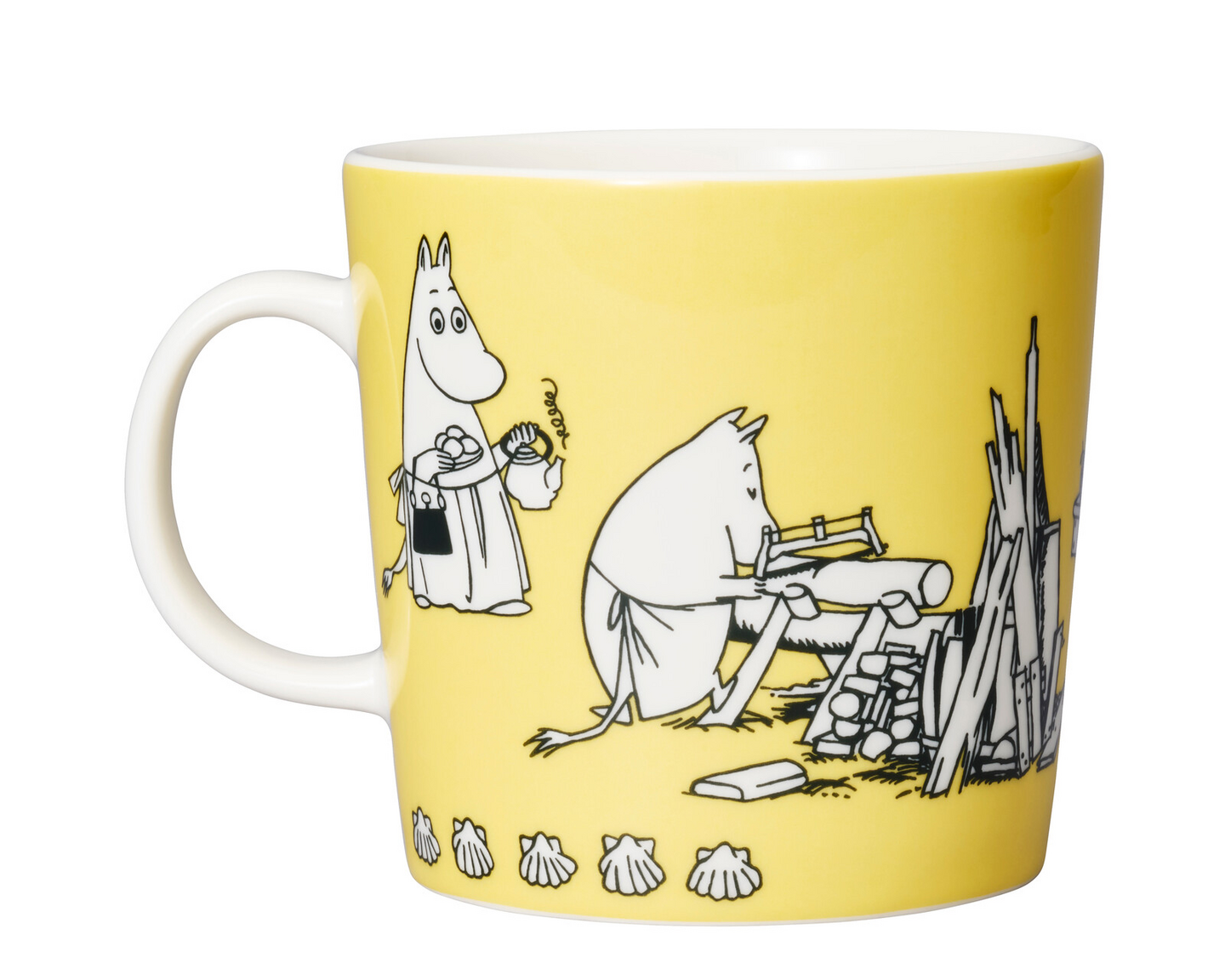 Moomin Arabia muki 0,4 l keltainen