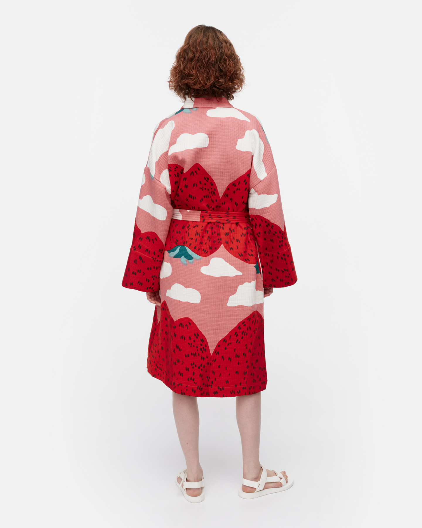 Marimekko Mansikkavuoret aamutakki