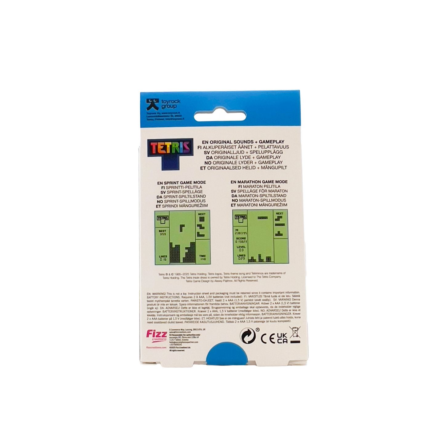 Tetris-Peli Avaimenperässä