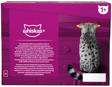 Whiskas 1+ siipikarjaherkut kastikkeessa 12x85g