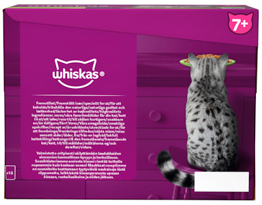 Whiskas 7+ suosikit lajitelma kastikkeessa 12x85g