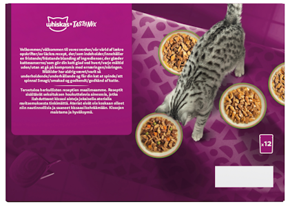 Whiskas Tasty Mix Kokin valinta kastikkeessa 12x85g