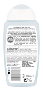 Femfresh 0% Sensitive Wash 250ml -hajusteeton intiimipesuaine herkälle iholle