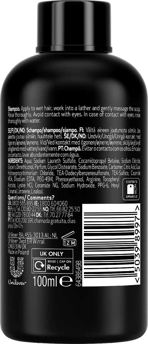 TRESemmé 100ml  Moisture Rich Shampoo Normaaleille ja kuiville hiuksille matkapakkaus