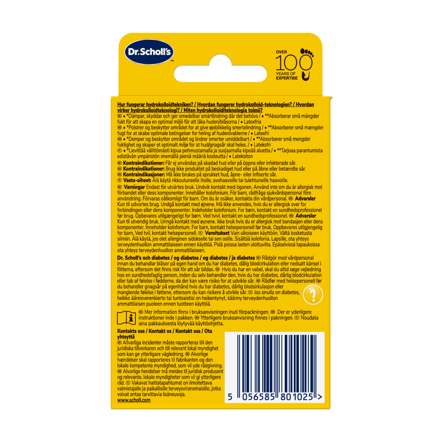 Scholl Rakkolaastari varpaat 6 kpl