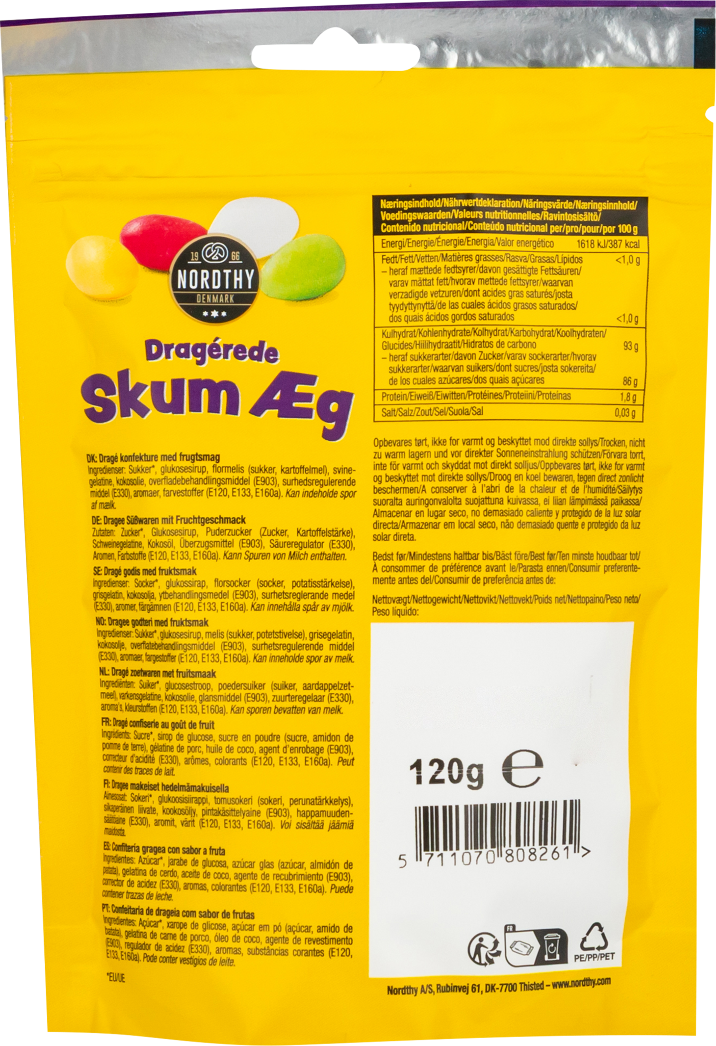 Nordthy Skum æg makeisia 120g