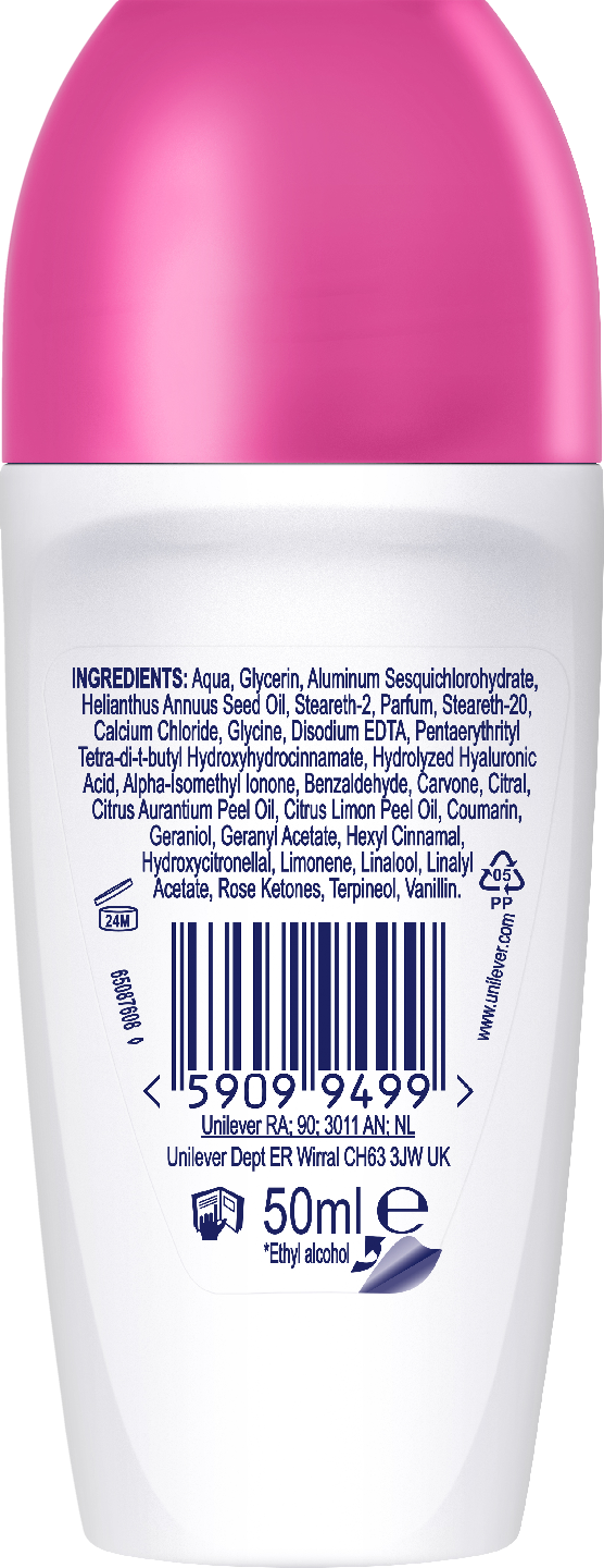Dove 72h Advanced Care Dragonfruit & Coconut Antiperspirantti Deodorantti Roll-on  50 ml