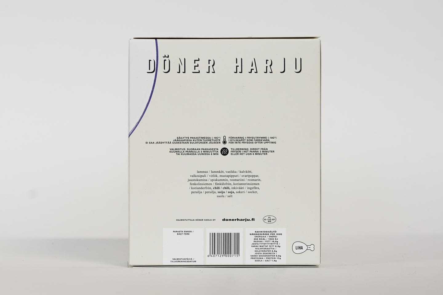 Döner Harju yrttinen lammaskebab 300g pakaste