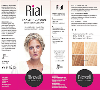 Biozell vaalennusvoide 60ml Rial