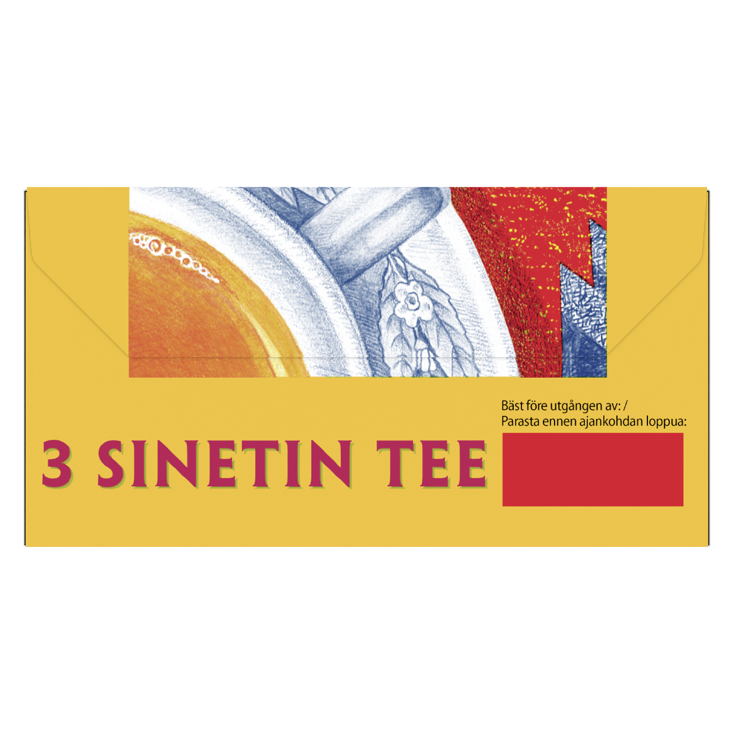3 Sinetin tee 50 pussia