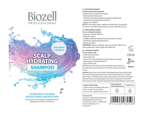 Biozell Scalp Kosteuttava shampoo 250ml