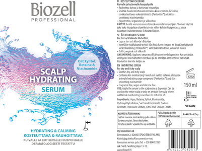 Biozell Scalp Kosteuttava seerumi 150ml