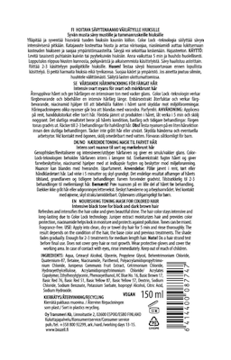 Biozell Color Glow Hoitava sävytenaamio Black 150ml