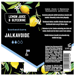 Lemon Juice & Glycerine Kosteuttava jalkavoide 100g