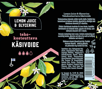 Lemon Juice & Glycerine Tehokosteuttava käsivoide 75g