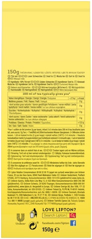 Lipton Yellow Label musta tee 150 g