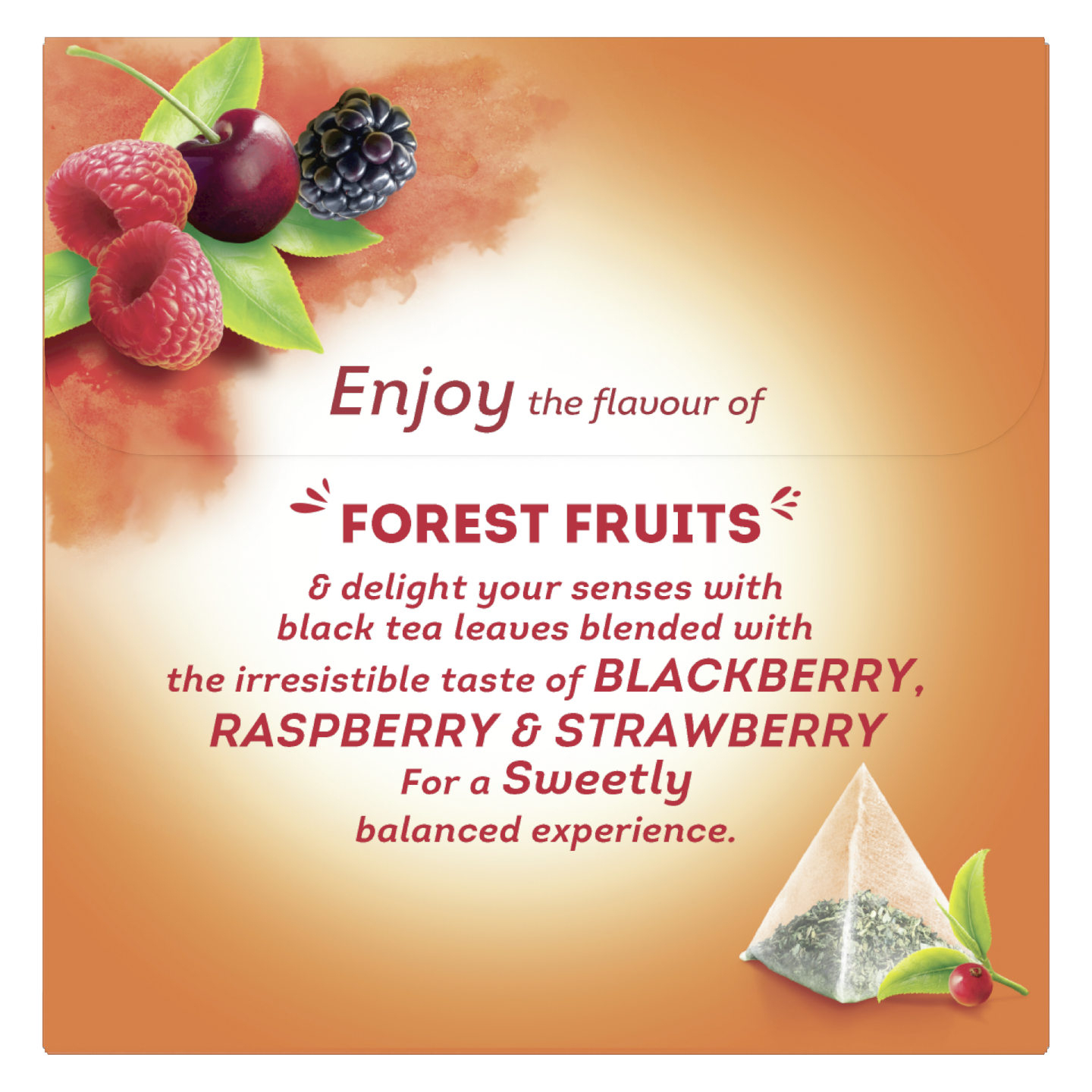 Lipton forest Fruit Tea 20 pyramidipussia 34g
