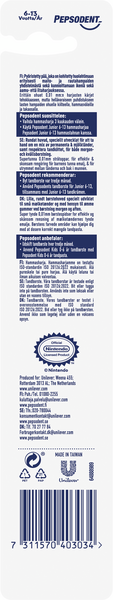 Pepsodent Junior hammasharja 6+ vuotiaille