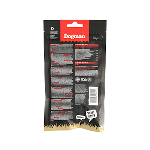 Dogman Meaty Ostrich Kuutiot strutsista 80g