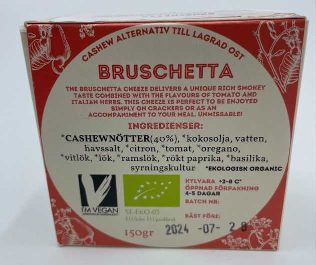 Casheury Bruschetta vegaaninen vuusto 150g