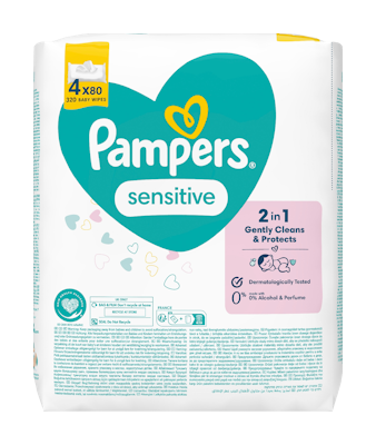 Pampers Sensitive puhdistuspyyhe 320kpl