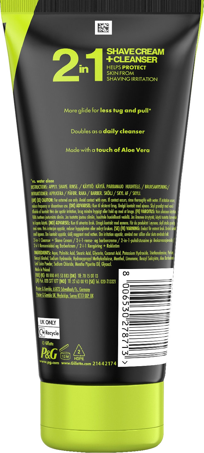 Gillette Labs Body + Intimate 2in1 ihokarvanajovoide + puhdistusaine 177ml